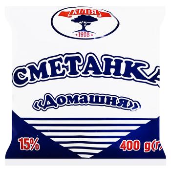 Сметанный продукт Килия Домашняя 15% 400г - купить, цены на - фото 1