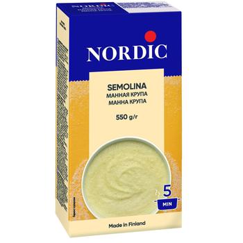 Nordic Traditional Semolina 550g - buy, prices for COSMOS - photo 1