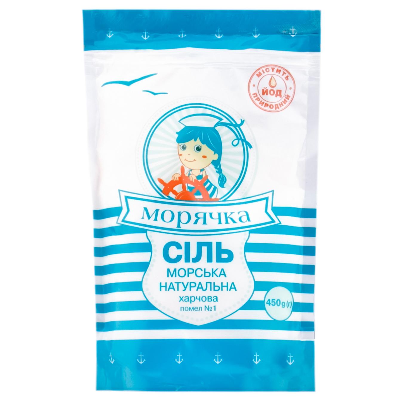 

Соль Морячка морская натуральная пищевая 450г
