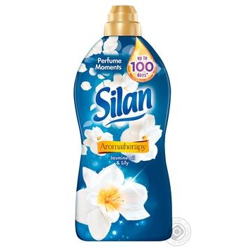 Кондиціонер для білизни Silan Арома­терапія з ароматом лілії та олії жасмину 1,85л купити, ціни на МегаМаркет - фото 1