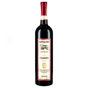 Kartuli Vazi Kindzmarauli Red Semi-sweet Wine 11% 0.75l - buy, prices for - photo 4