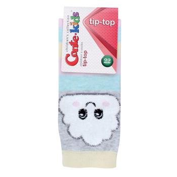 Шкарпетки Conte-kids Tip-Top дитячі світло-сірі 14р - купити, ціни на КОСМОС - фото 1