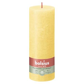 Bolsius Rustic Candle 19х6.8cm Yellow