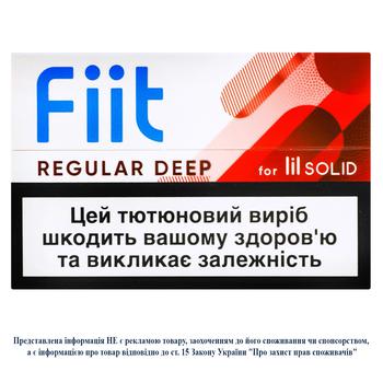 Стіки тютюновмісні Fiit Regular Deep 20шт - купити, ціни на Auchan - фото 1