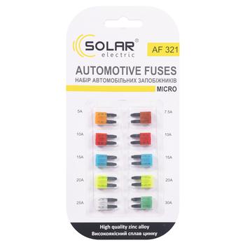 Solar Electric Micro Zinc Alloy Automotive Fuses 10pcs - buy, prices for Tavria V - photo 1