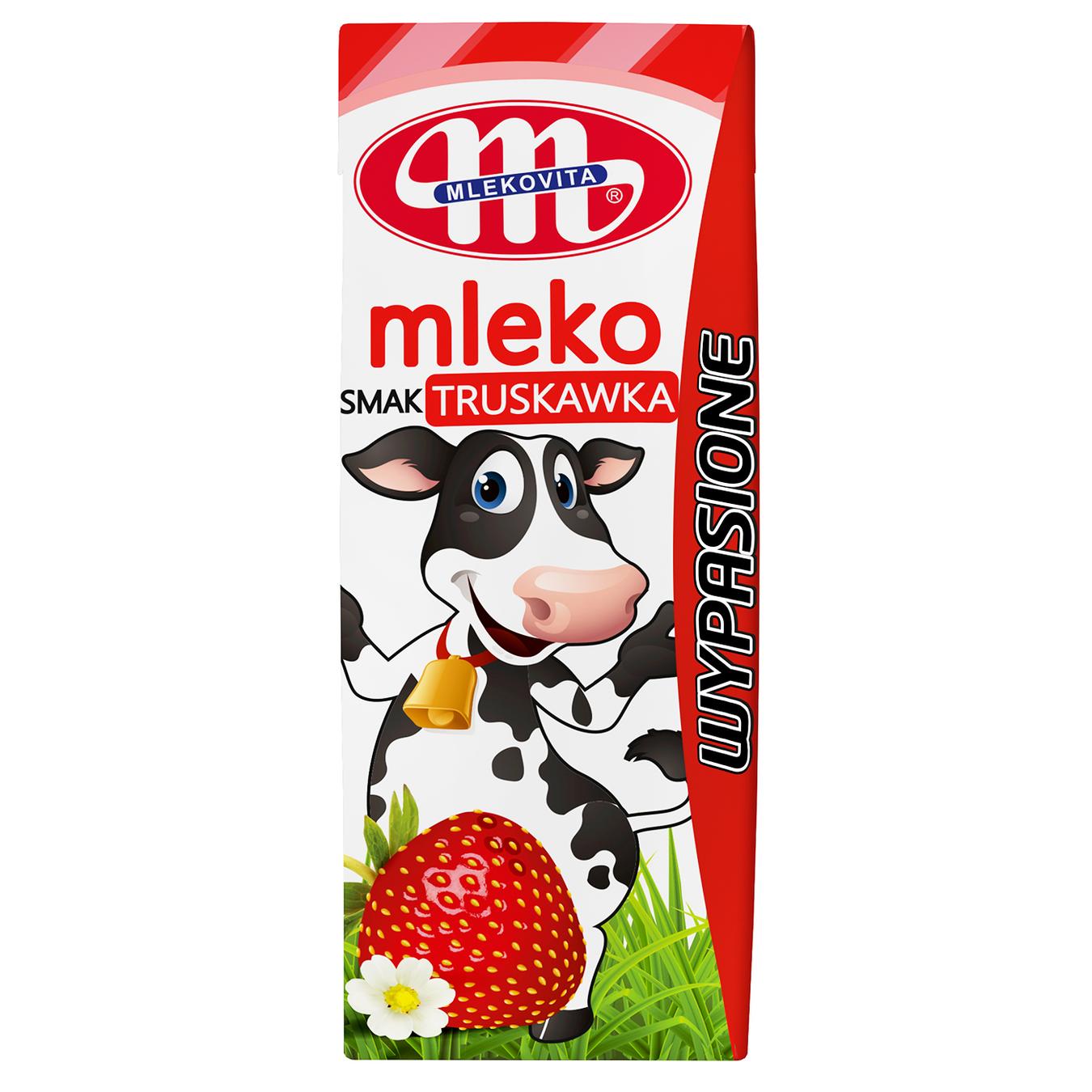 

Молоко Mlekovita с клубничным вкусом 200мл