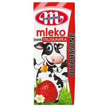 Mlekovita Milk With Strawberry Flavor 200ml - buy, prices for Auchan - photo 2