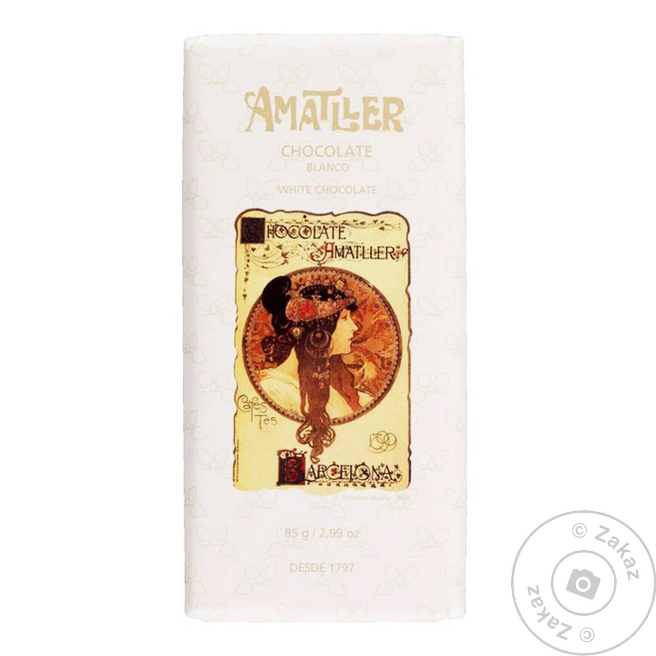 

Шоколад белый Chocolate Amatller 85г