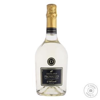 Вино ігристе Dedicato Prosecco Millesimato біле сухе 11.5% 0.75л - купити, ціни на Восторг - фото 1