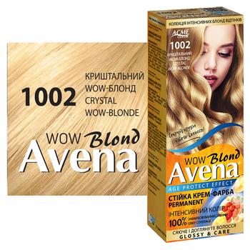 Крем-фарба для волосся стійка AVENA Blond Color 1002 Криштальний WOW-блонд  - купити, ціни на - фото 3