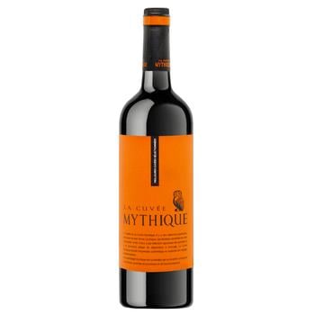 Вино Mythique La Cuvee Red Pays D'OC IGP красное сухое 13.5% 0.75л