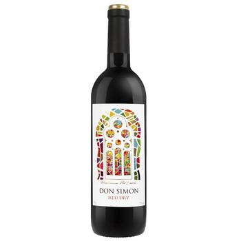 Don Simon Tinto Red Dry Wine 11% 0.75l - buy, prices for - photo 1