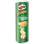 Чипси Pringles картопляні зі смаком сиру та цибулі 165г