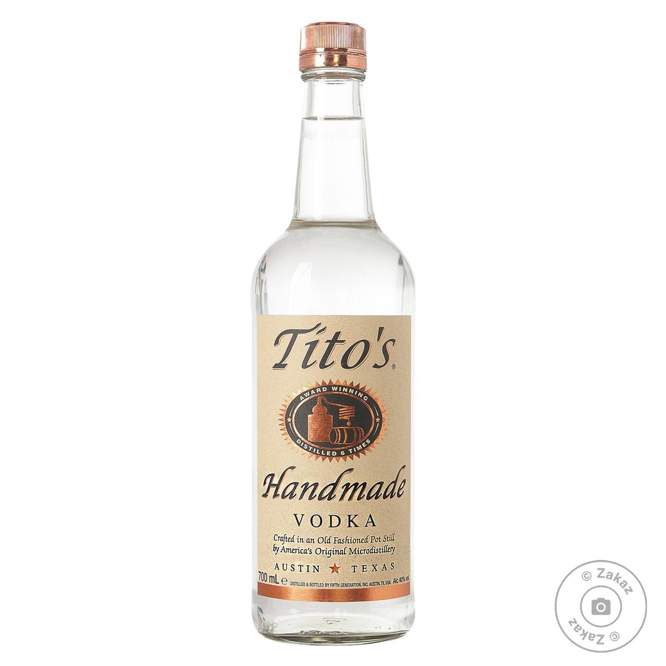Tito's Vodka 40% 0.7l buy from 760.70 UAH – UltraMarket Kyiv