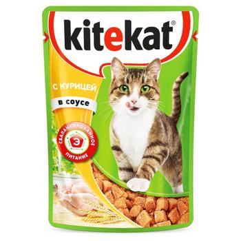 Kitekat Canned Food for Cats Chicken 100g - buy, prices for NOVUS - photo 1