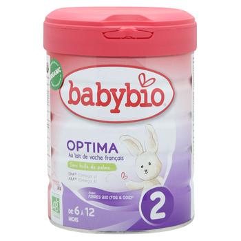 Заменитель грудного молока Babybio Optima2 от 6 до 12 месяцев органический 800г - купить, цены на - фото 1