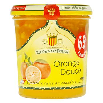 Les Comtes de Provence Jam from Sweet Orange 340g - buy, prices for - photo 1