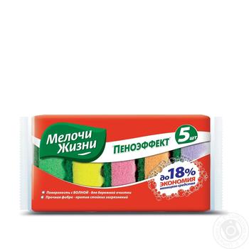 Sponge Melochi zhizni for washing - buy, prices for MegaMarket - photo 1