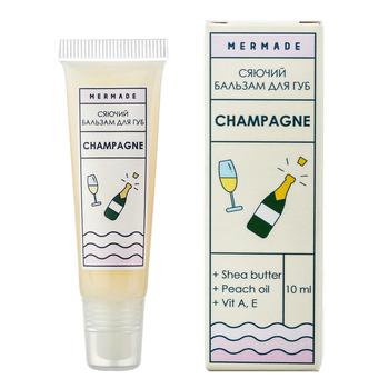 Бальзам Mermade Champagne для губ сяючий 10мл - купити, ціни на МегаМаркет - фото 1