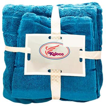 Полотенце Koloco хлопок 70*140/34*74см - купить, цены на Восторг - фото 2