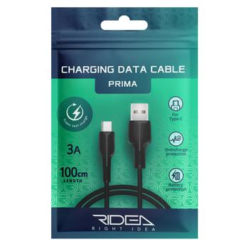 Кабель USB Ridea Prima Type-C RC-M121 3A black - купити, ціни на КОСМОС - фото 1