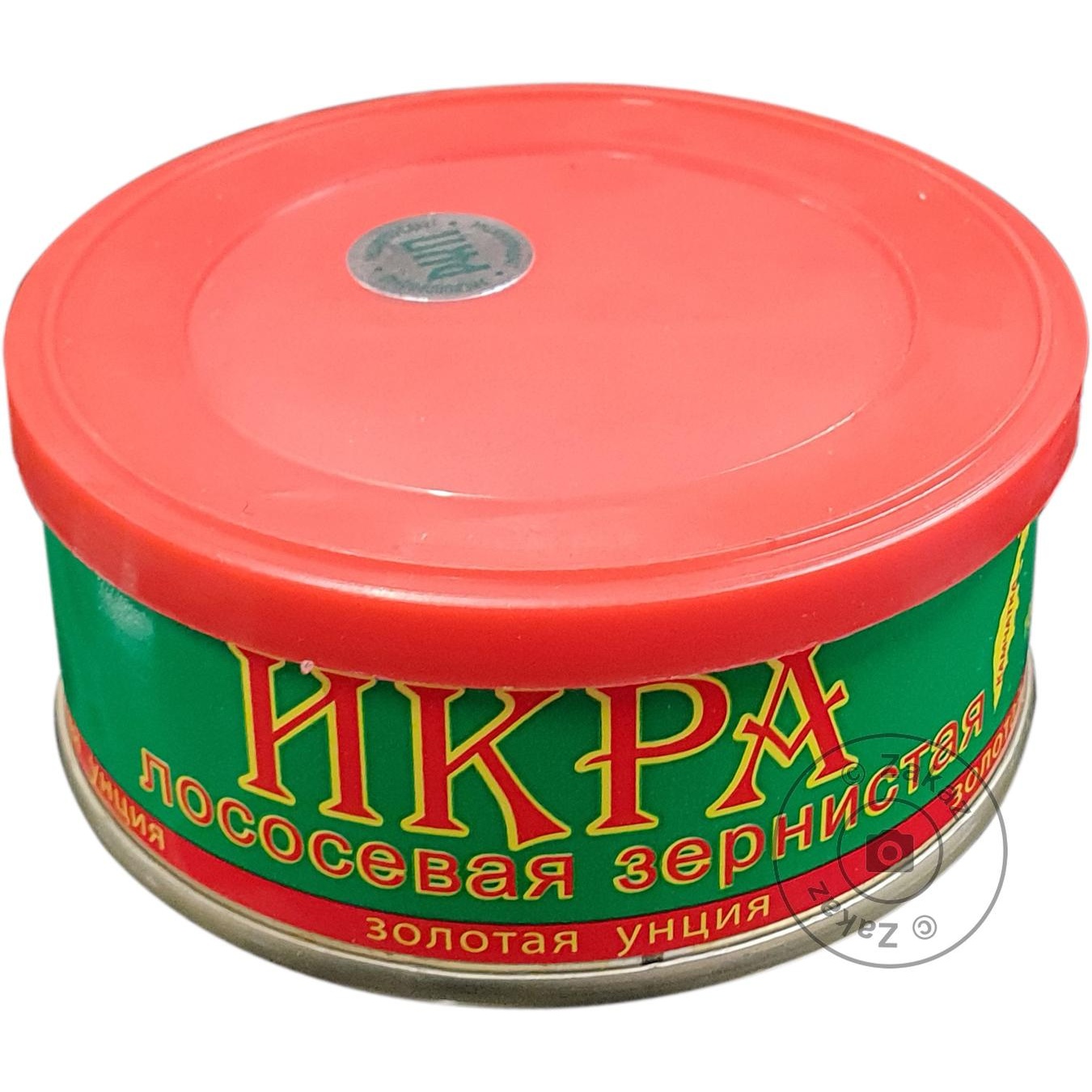 

Икра Золотая унция красная лососевая 100г