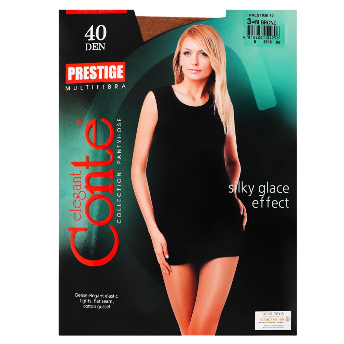 

Колготы женские Conte Prestige 40ден р.3 Bronz