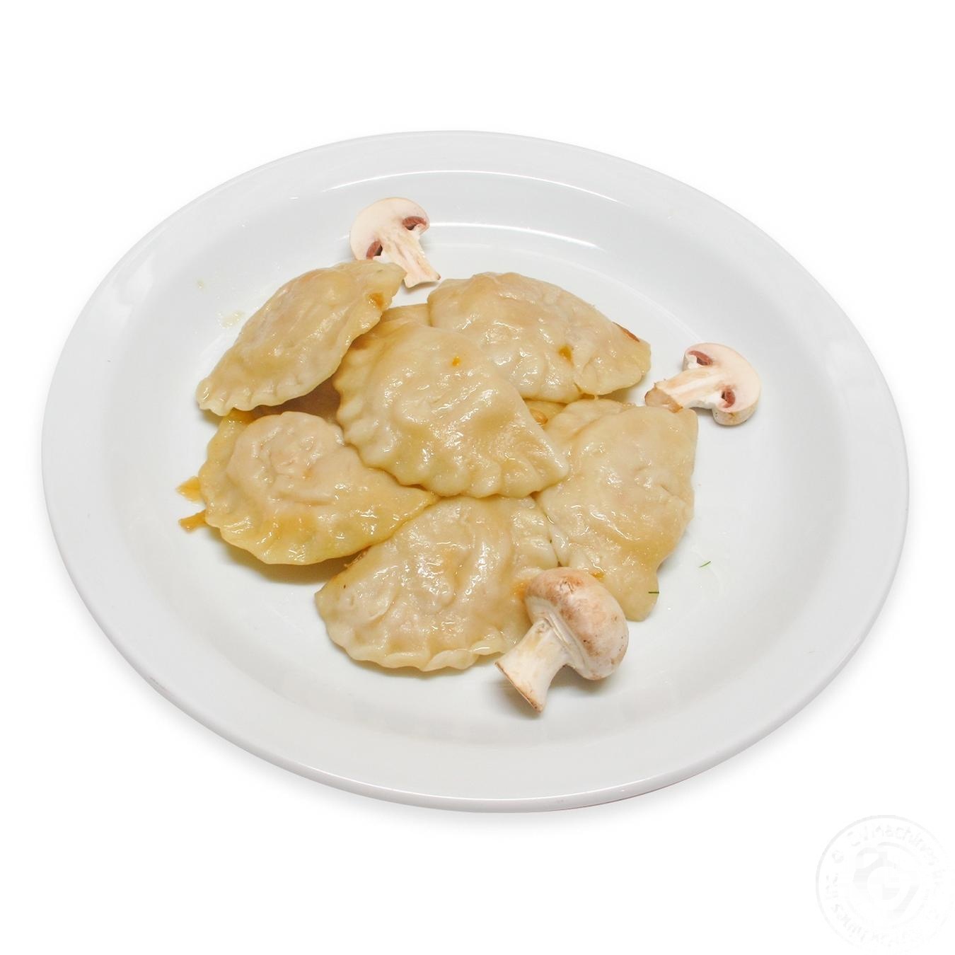 

Вареники с картошкой грибами луком