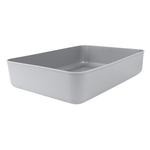 MVM Grey Storage Box L 36x26x8cm