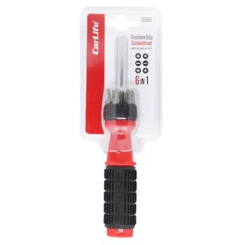 Carlife Cushion Grip Screwdriver 6in1