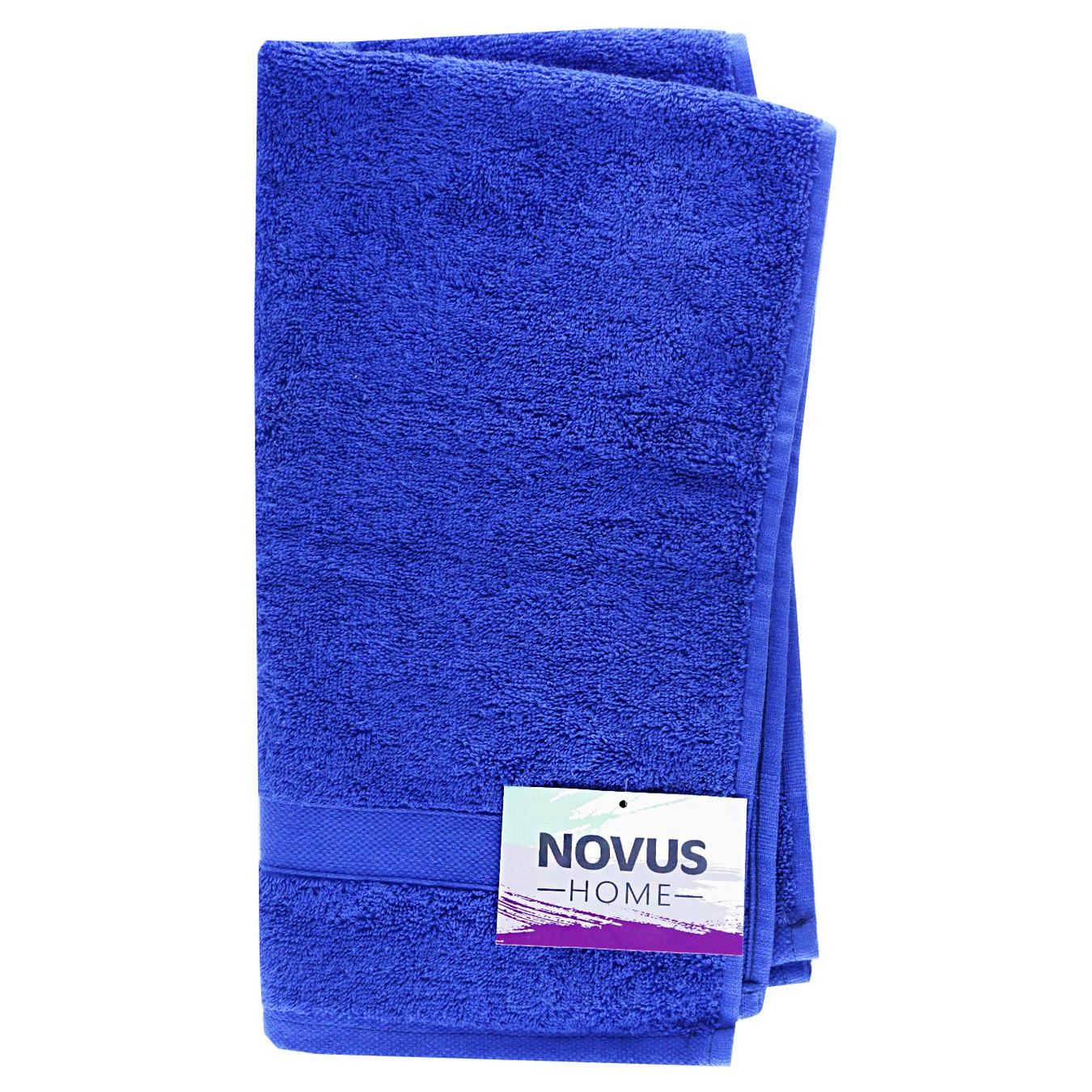 

Полотенце Novus Home махровое синее 40х70см
