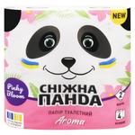 Туалетний папір Сніжна Панда Aroma 2-шаровий 4шт