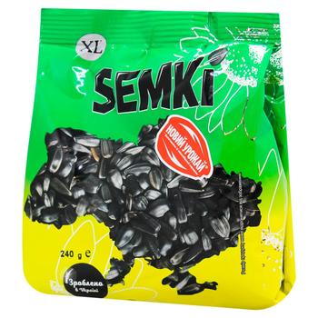 Семена подсолнечника Semki жареные соленые 240г