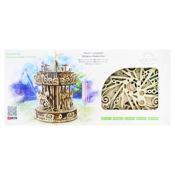 Пазл Ugears карусель 3D механічна - купити, ціни на - фото 1