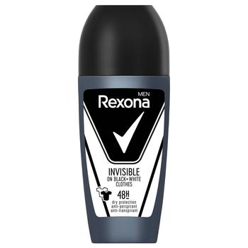 Rexona Invisible On Black+White Clothes Roll-On Antiperspirant 50ml - buy, prices for Biotus - photo 1