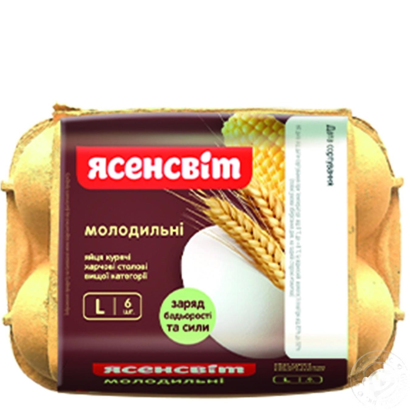 

Яйца куриные Ясенсвит Молодильные С0 6шт