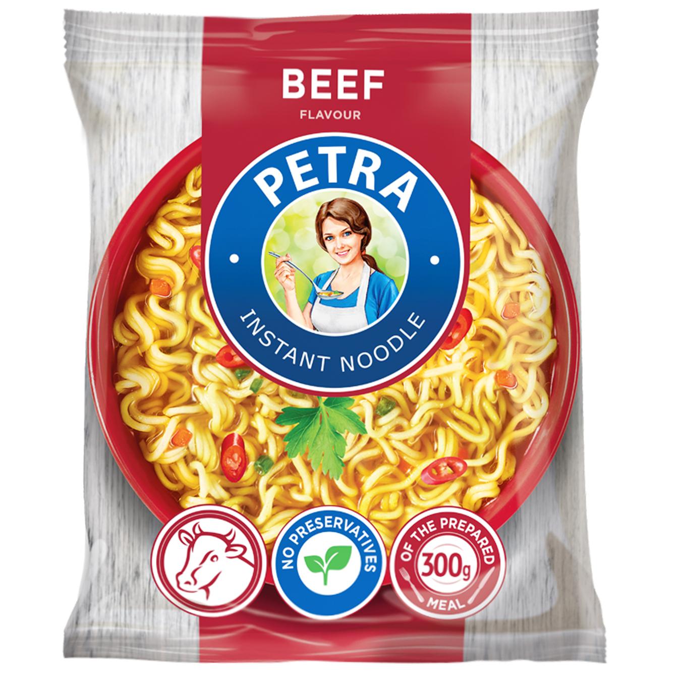 

Вермишель Petra быстрого приготовления со вкусом говядины 50г