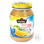 Пюре Hame яблуко і банан з сиром 190г
