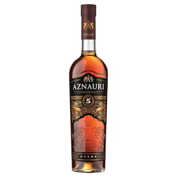 Бренди Aznauri 5 лет 40% 0,5л - купить, цены на Идеал - фото 1