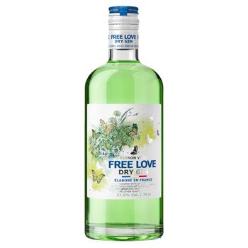 Free Love Citron Vert Dry Gin 37.5% 0.7l