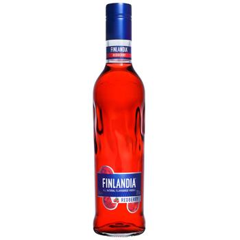 Водка Finlandia Клюква красная 37,5% 0,5л - купить, цены на AlcoHub - фото 1