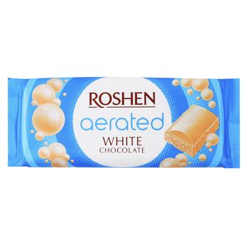 Roshen Bubble White Chocolate 80g - buy, prices for COSMOS - photo 1