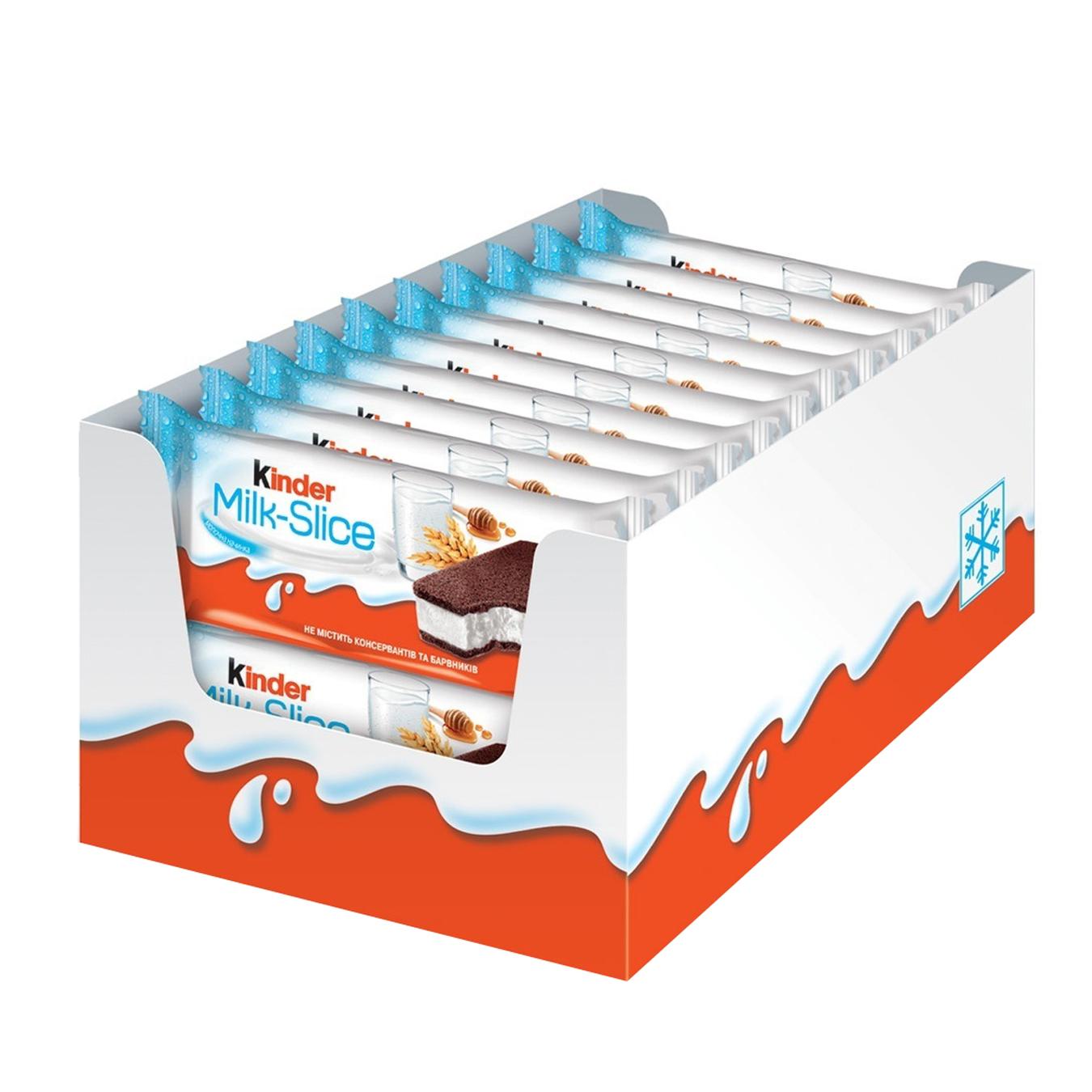 

Пирожное Kinder Milk Slice бисквитное с молочной начинкой 5шт х 28г