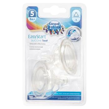 Соска Canpol Babies EasyStart 21/734 3-х позиційна 2шт - купити, ціни на - фото 1