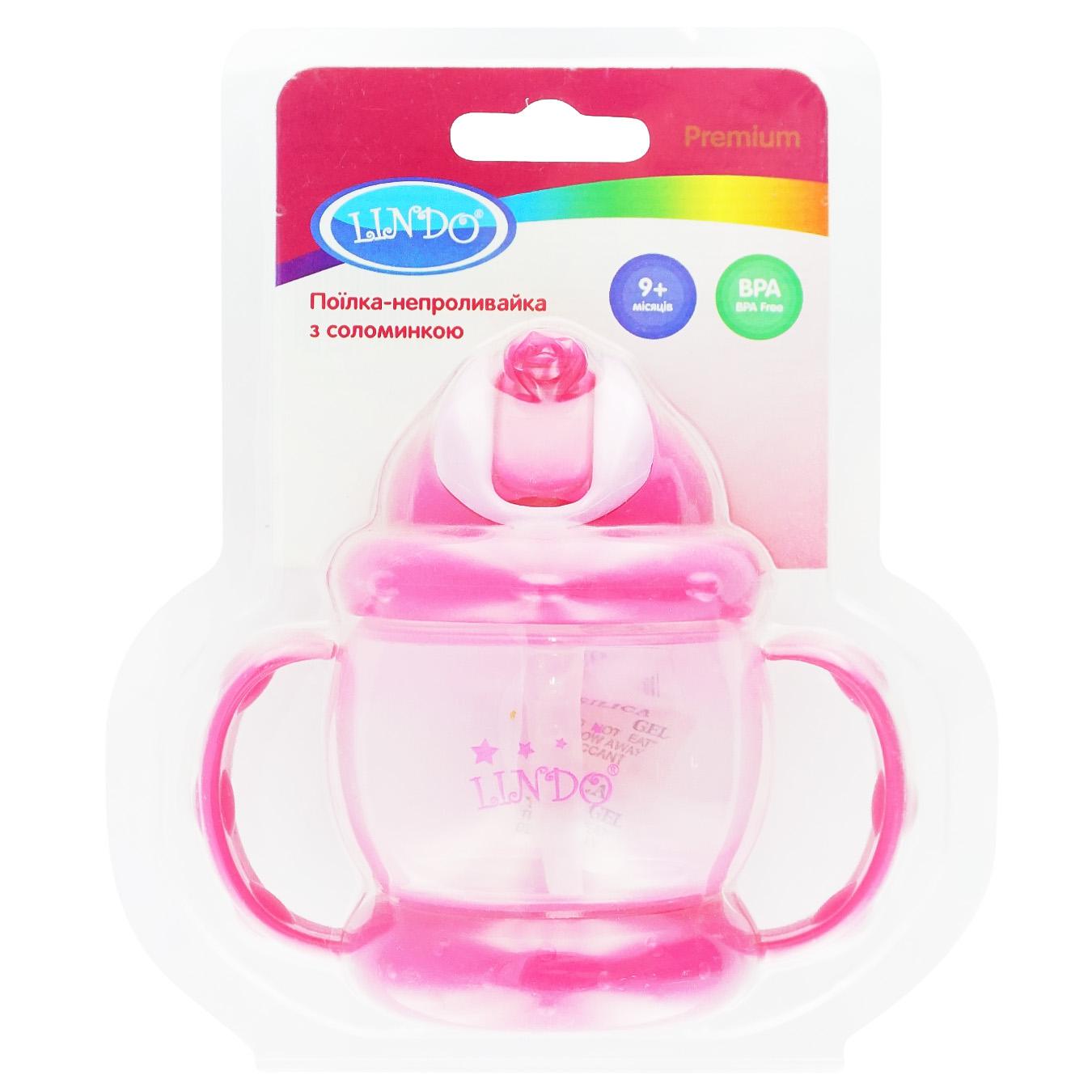 

Поилка-непроливайка Lindo A40 Premium 240мл