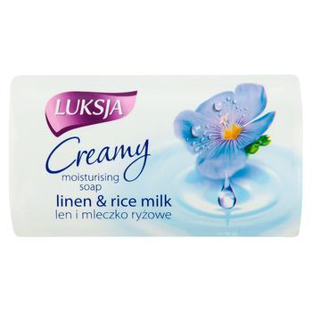 Luksja Linen & Rice Milk Solid Soap 90g