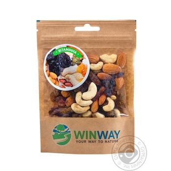 Суміш Winway горіхова Вітамінна 100г х15 купить, цены на МегаМаркет - фото 1