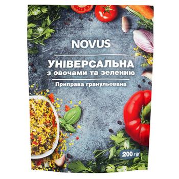 Приправа Novus Універсальна з овочами та зеленню 200г