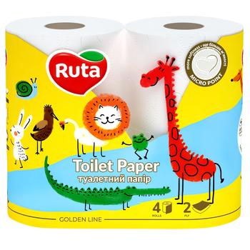 Туалетная бумага Ruta Kids 2-слойная 4шт - купить, цены на Восторг - фото 1