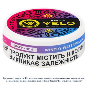 Velo Wintry Watermelon Classic Nicotine Pouches 20pcs - buy, prices for Auchan - photo 1